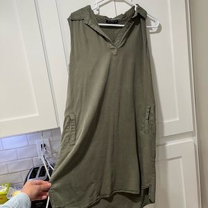 Camo green dress